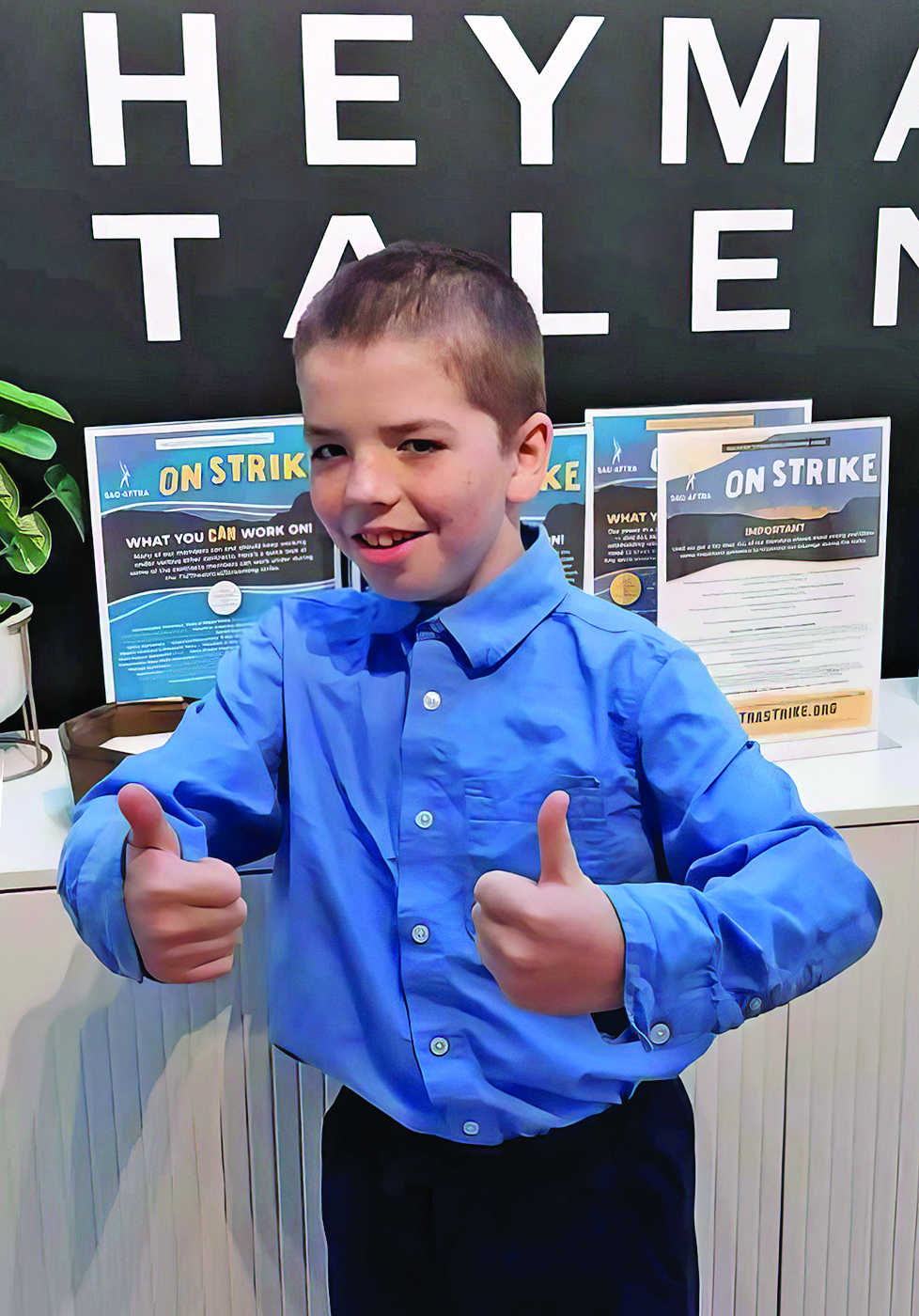 Greenup’s Got Talent:  Local Boy Signs Contract with Prestige Talent Agency