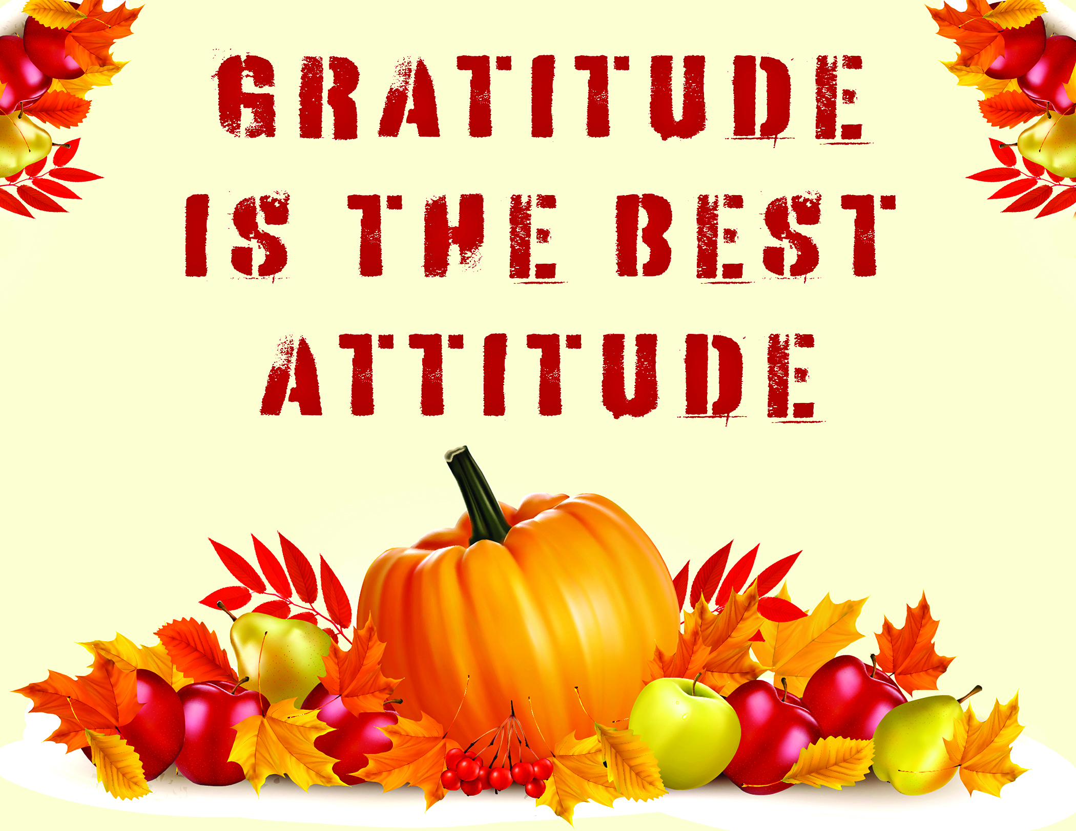 Attitude for Gratitude 